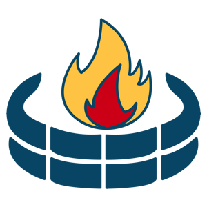 Bbq fire Pavers Icon